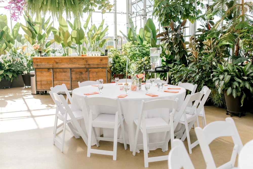 Greenhouse wedding in West Michigan at The Downtown Market GR | Modern Timeless Wedding |  Laurenda Marie Photography
