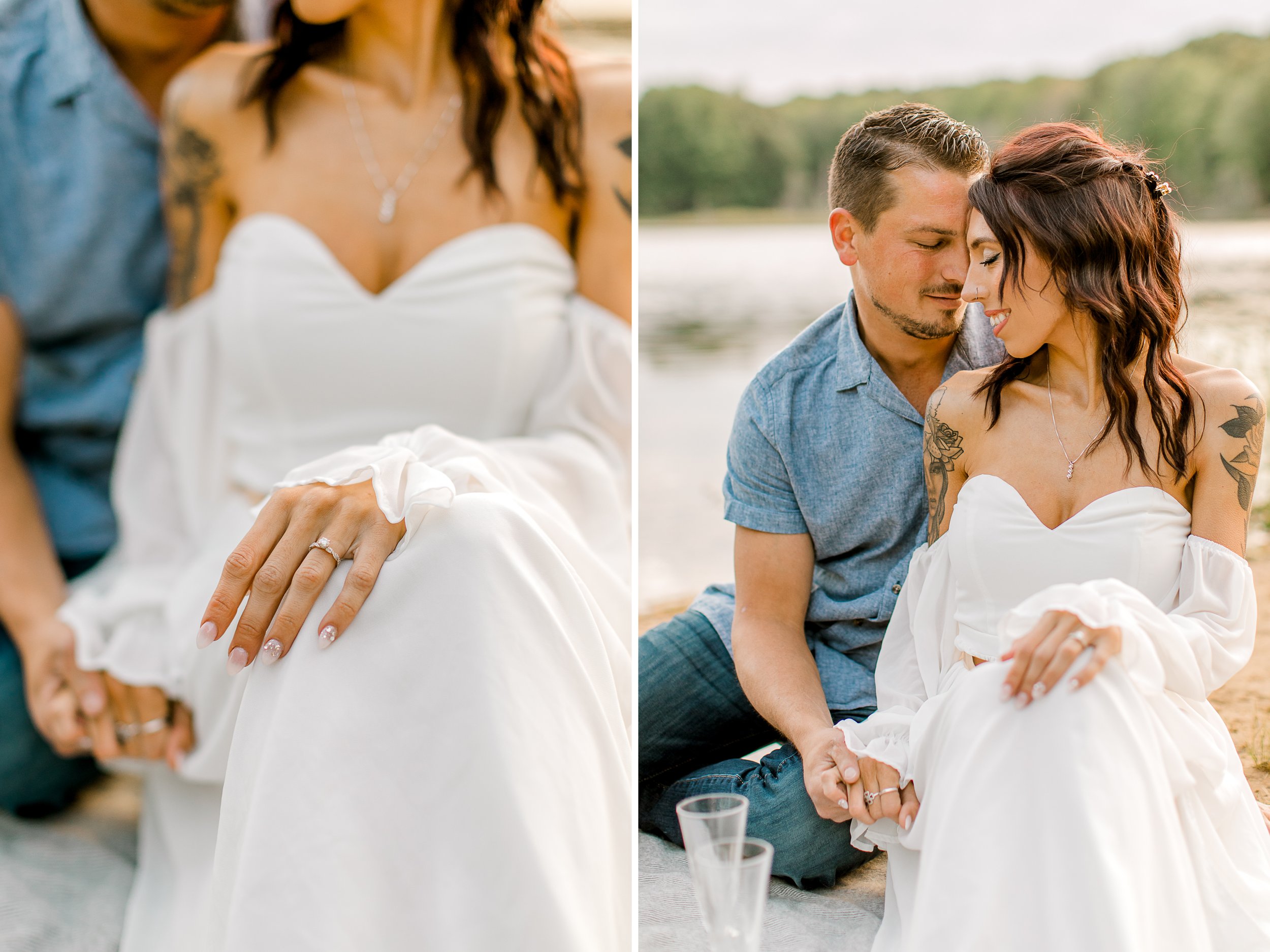 Romantic Michigan Engagement Session | Light &amp; Airy Photography | Grand Rapids Michigan Weddings