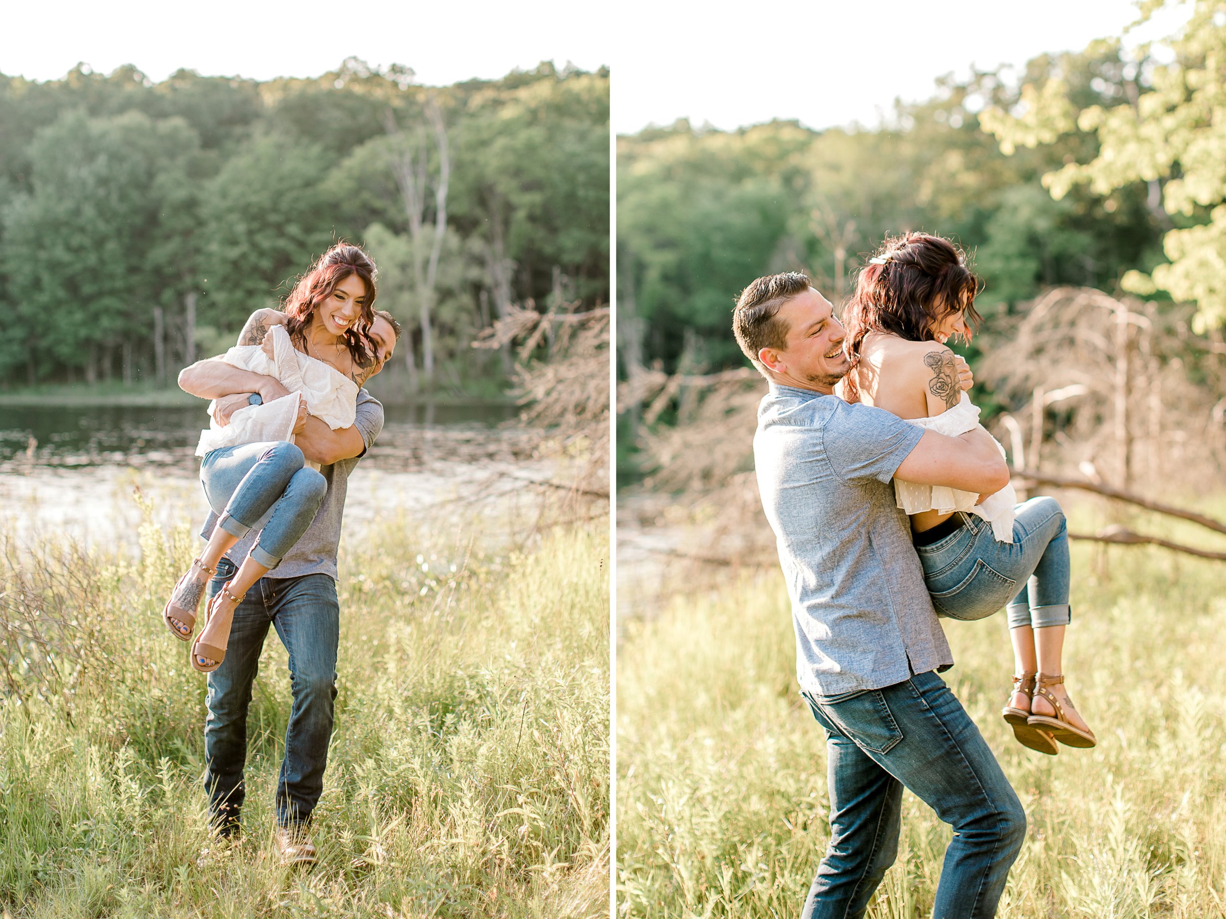 Romantic Michigan Engagement Session | Light &amp; Airy Photography | Grand Rapids Michigan Weddings