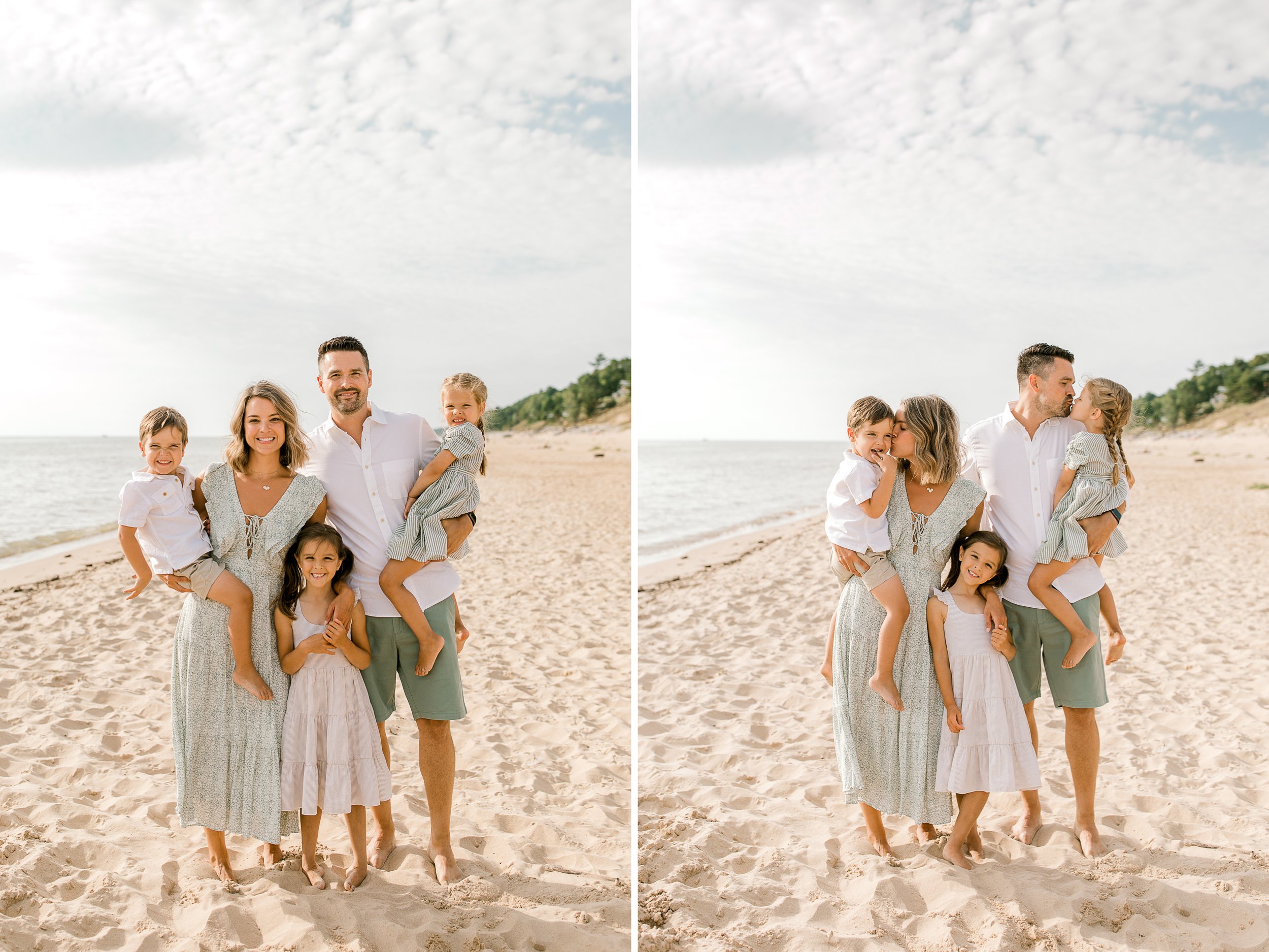 Lake Michigan Beach Lifestyle Family Session | West Michigan Family Photographer | Laurenda Marie Photography