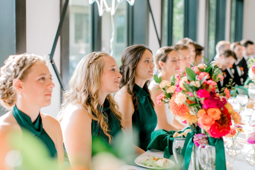 Colorful Modern Summer Wedding at Watermark Country Club | Grand Rapids Michigan | Laurenda Marie Photography