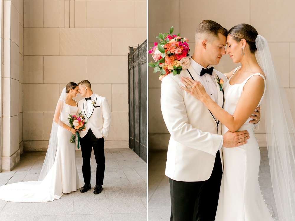 Colorful Modern Summer Wedding at Watermark Country Club | Grand Rapids Michigan | Laurenda Marie Photography