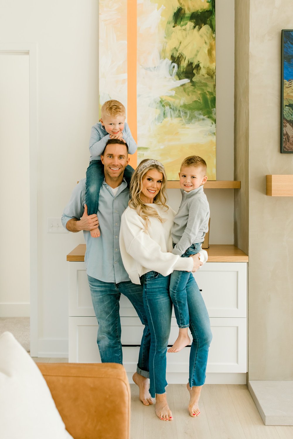 In-Home Family Lifestyle Session in Michigan | Laurenda Marie Photography