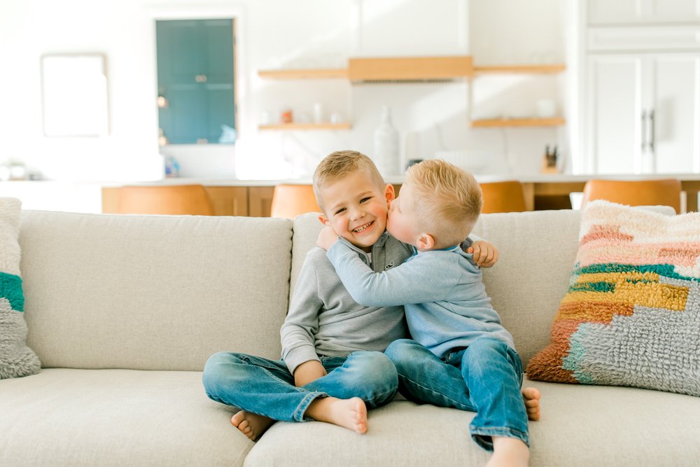 In-Home Family Lifestyle Session in Michigan | Laurenda Marie Photography