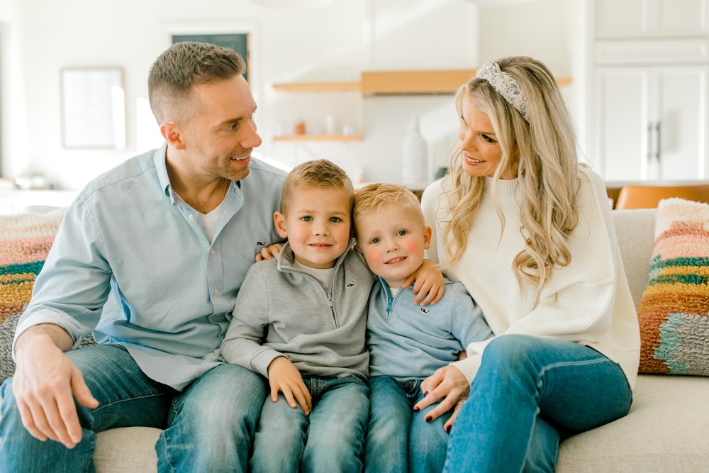 In-Home Family Lifestyle Session in Michigan | Laurenda Marie Photography