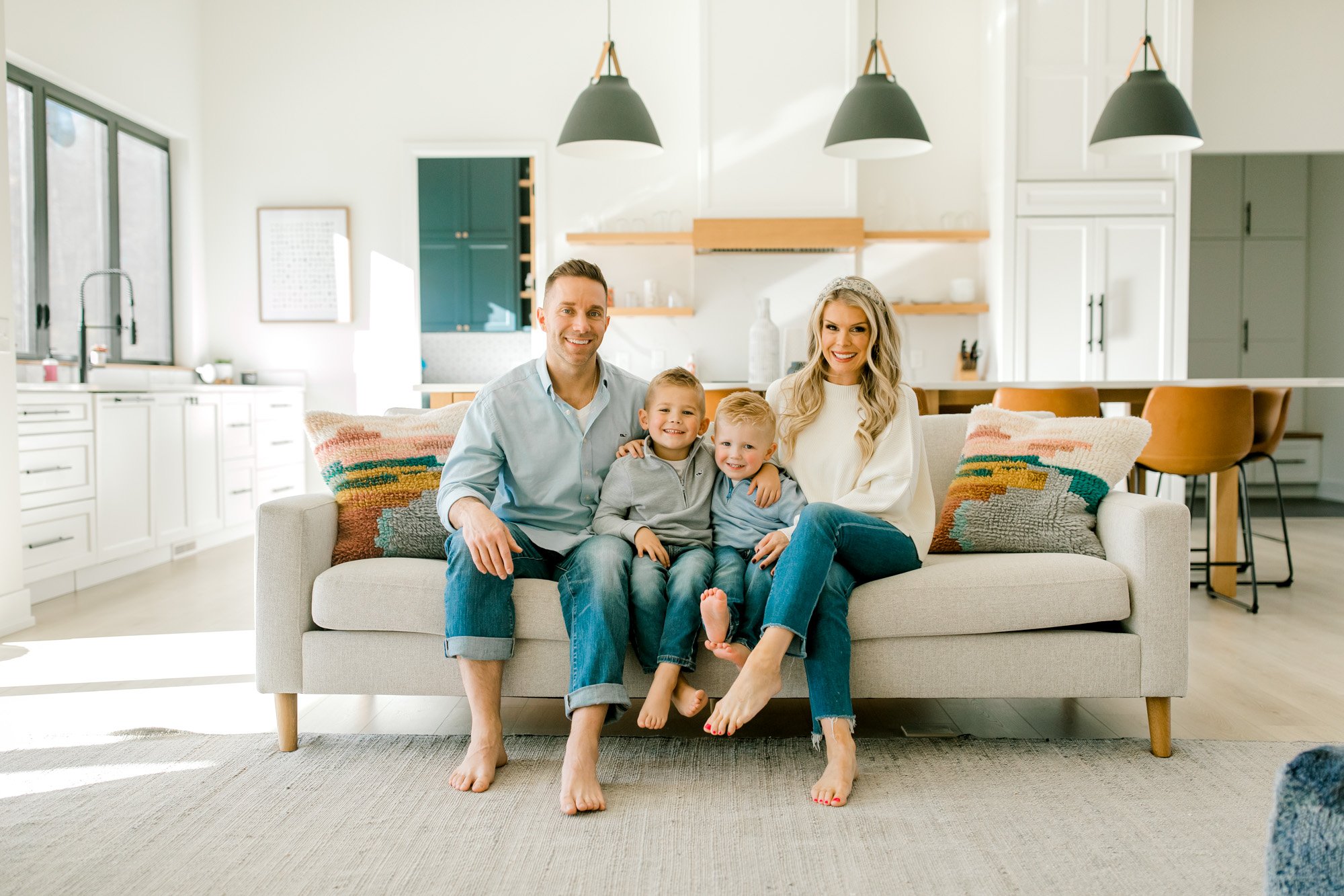 In-Home Family Lifestyle Session in Michigan | Laurenda Marie Photography