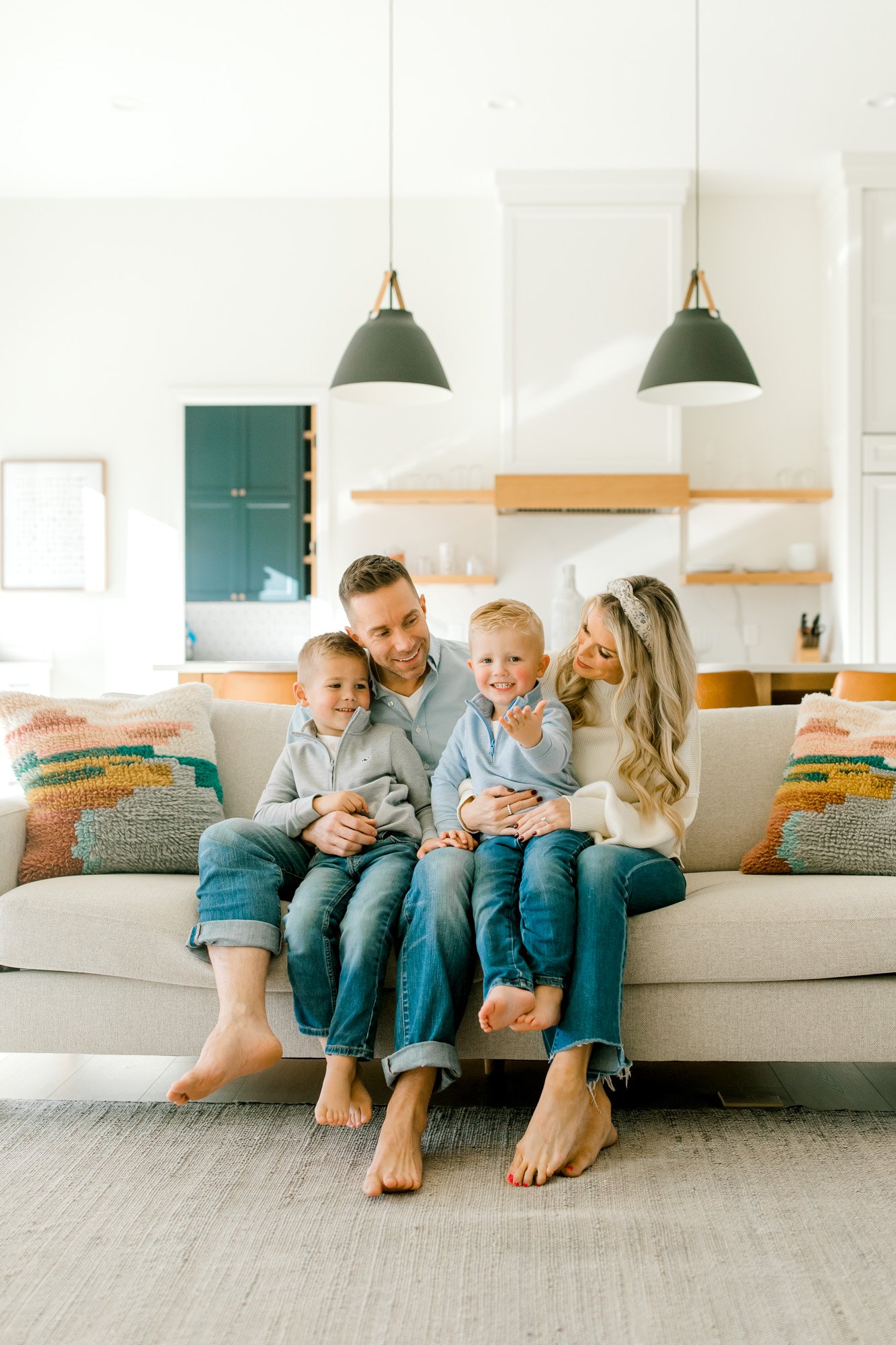 In-Home Family Lifestyle Session in Michigan | Laurenda Marie Photography