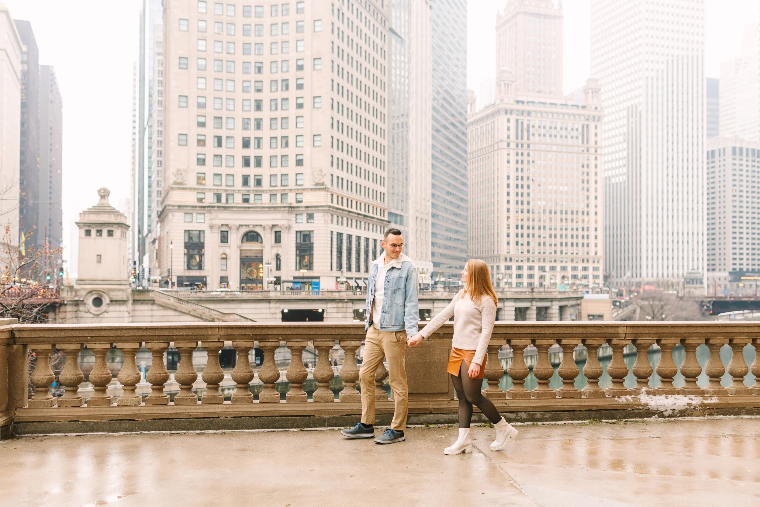 Wrigley Building Engagement Session | Chicago, Illinois
