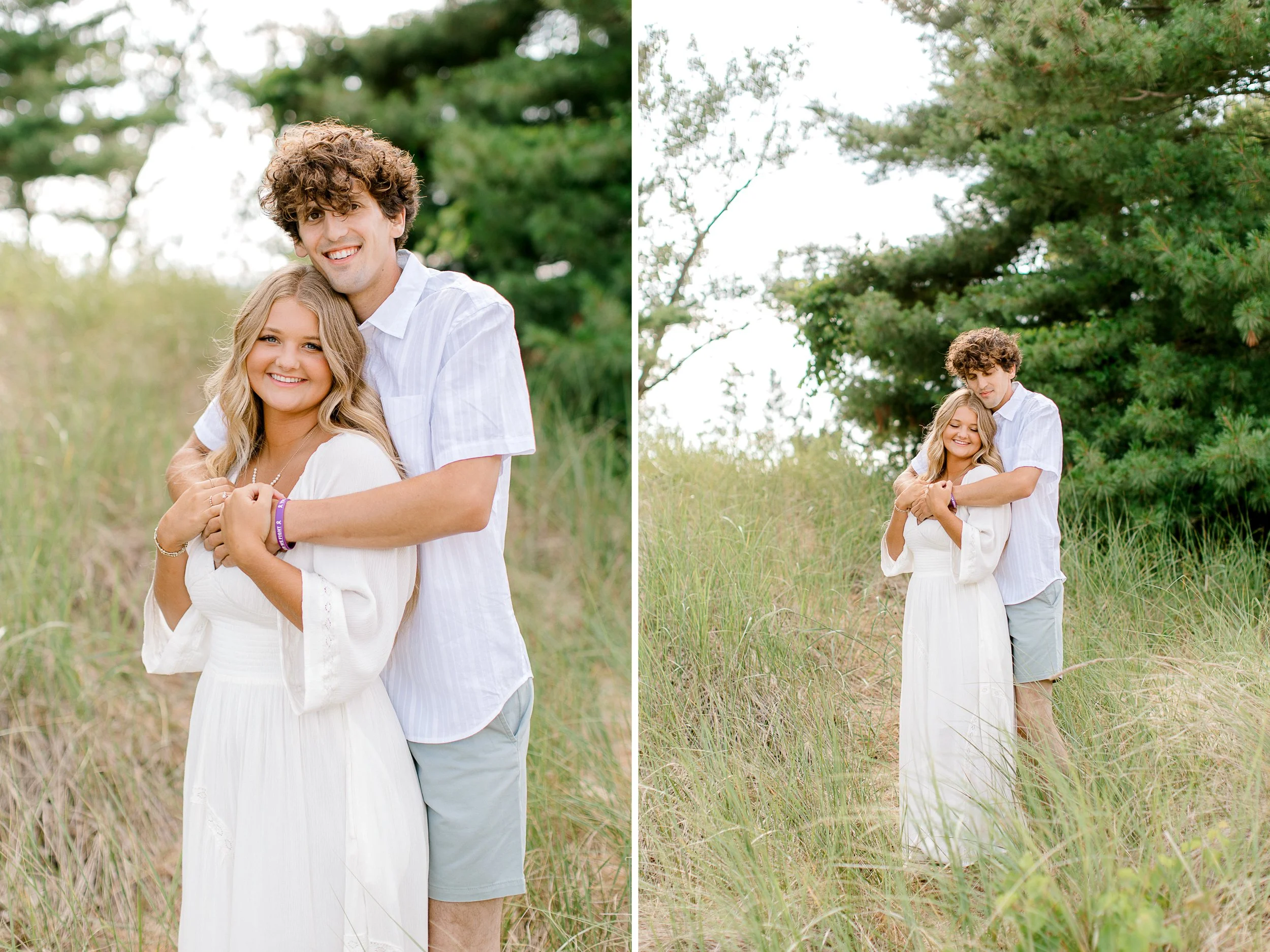 Lake Michigan Engagement Session | Michigan Weddings | Laurenda Marie Photography