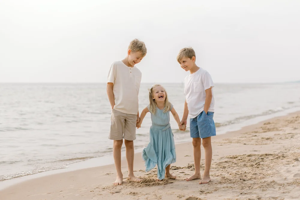 Beach Mini Session on Lake Michigan
