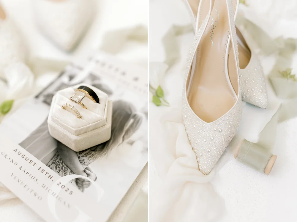 Timeless, Romantic Wedding at Venue3Two | Laurenda Marie Photography | Michigan Wedding Photographer