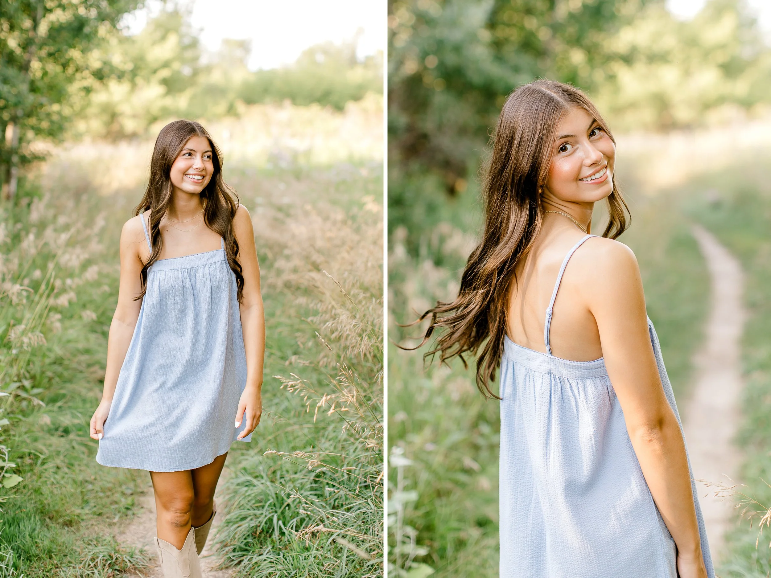 Senior girl portrait session | West Michigan Senior Photos | Wildflower field senior photos | Laurenda Marie Photography | Grand Rapids Photographer