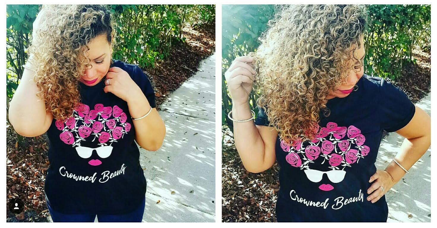 @def_curls wearing shirt from @jadenjazzboutique
