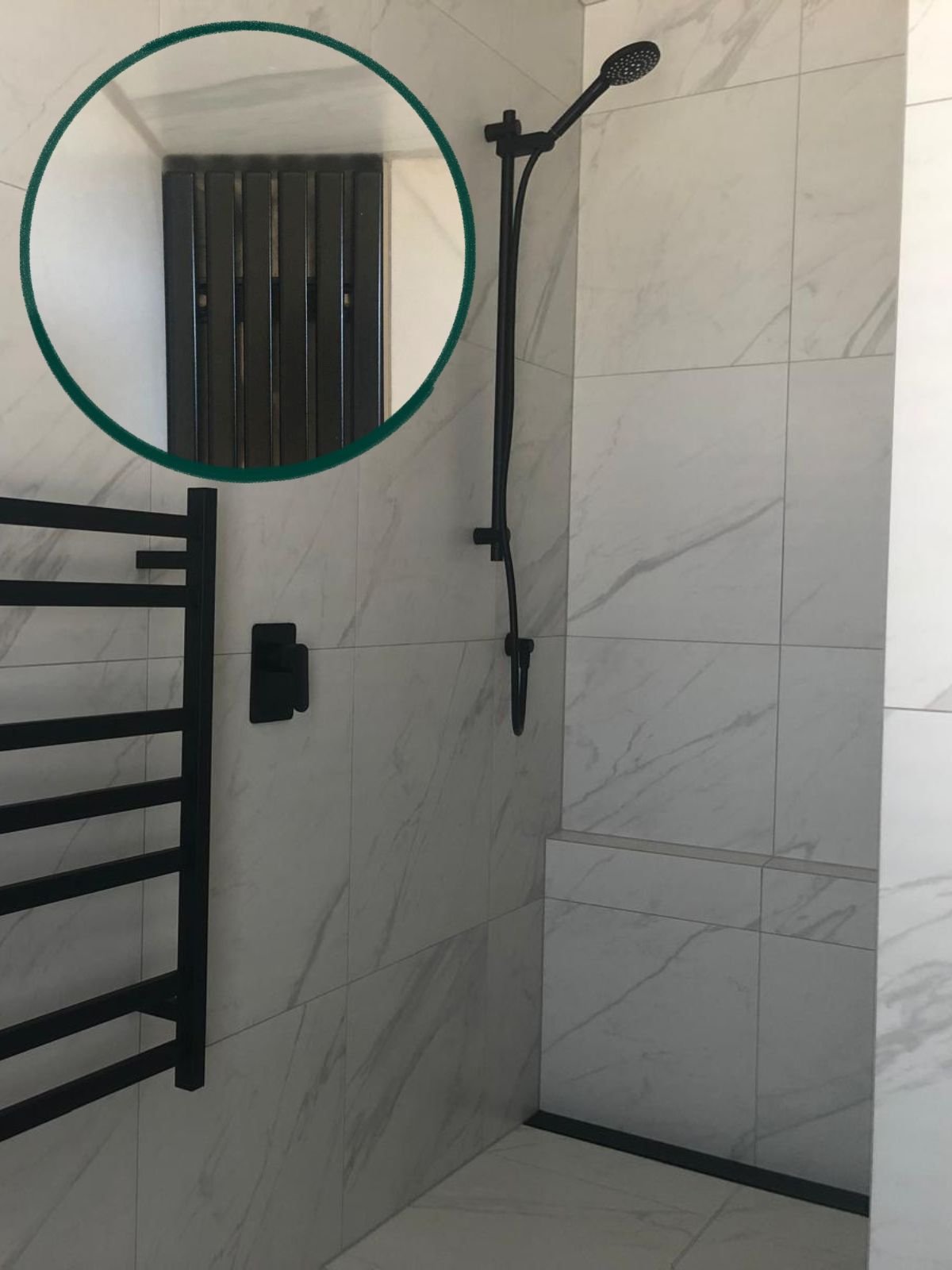 3 Wall mounted Shower Channel - grill 