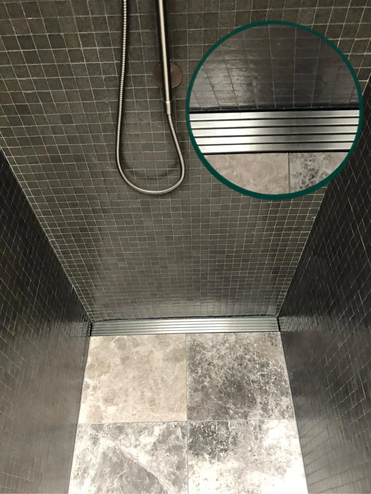 3 Wall mounted Shower Channel - grill 