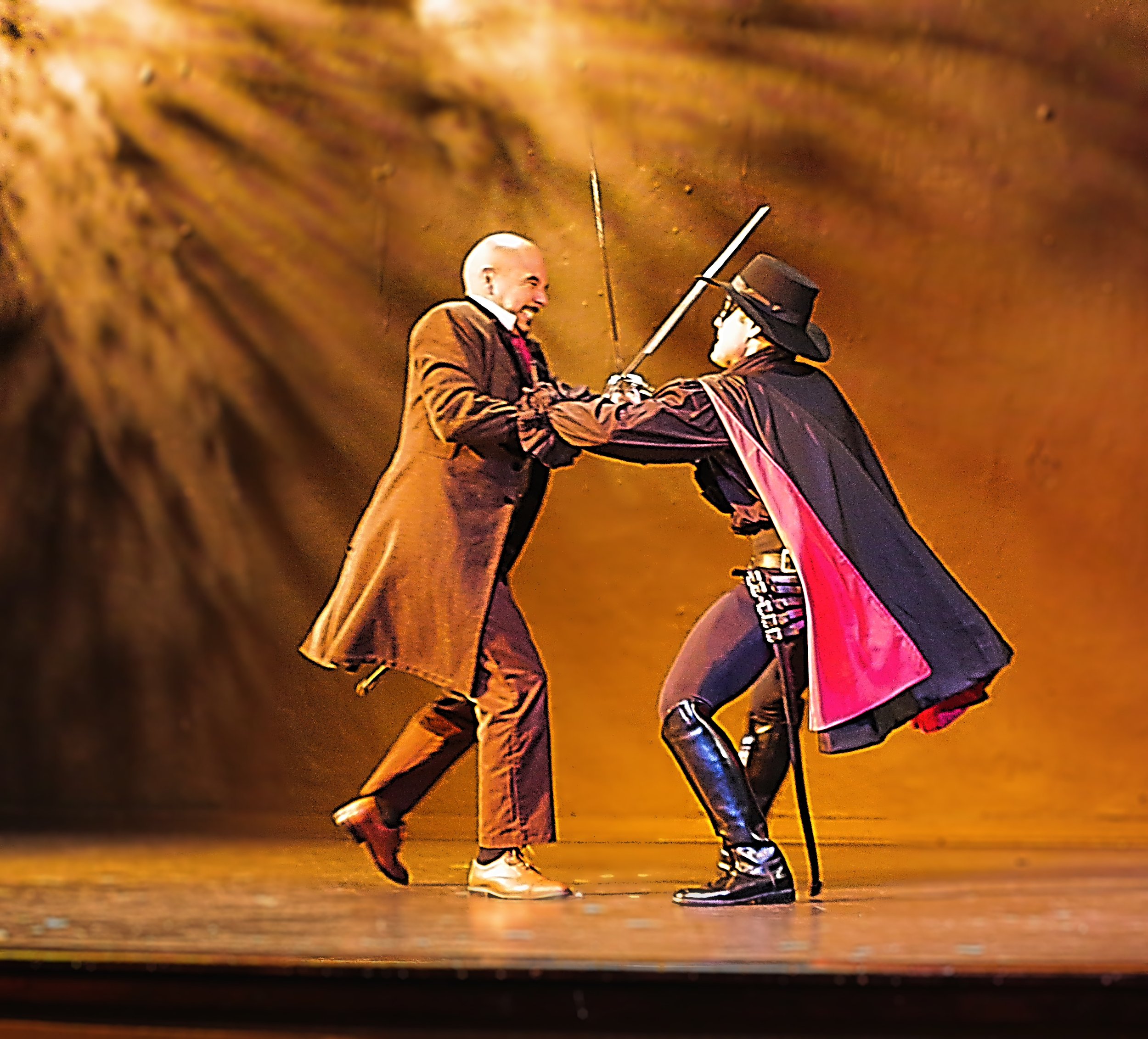César Delgado as ‘Zorro’ in Zorro (FWO - World Premiere).