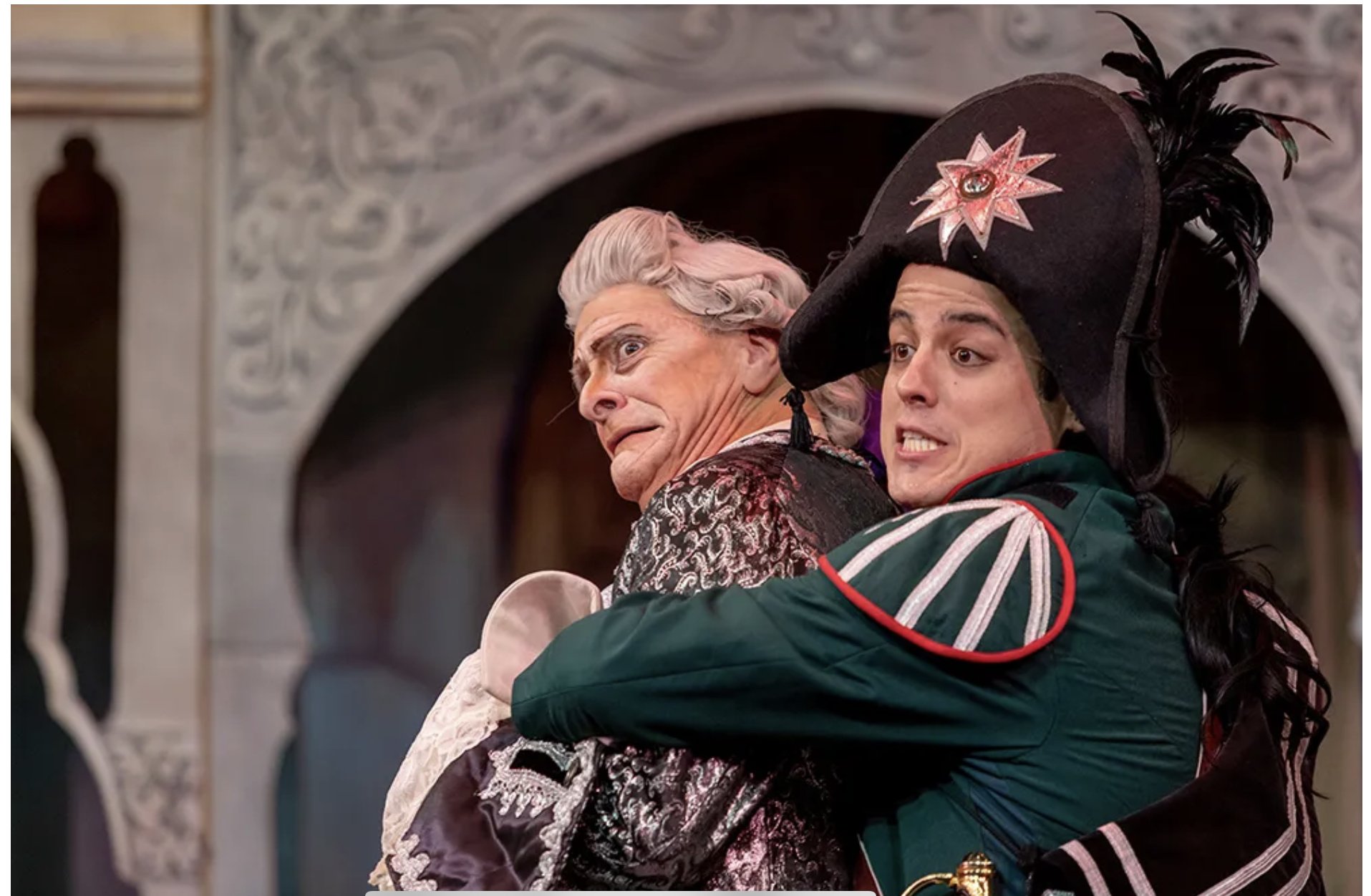 César Delgado as Conte Di Almaviva in Barbiere di Siviglia. (Opera North).