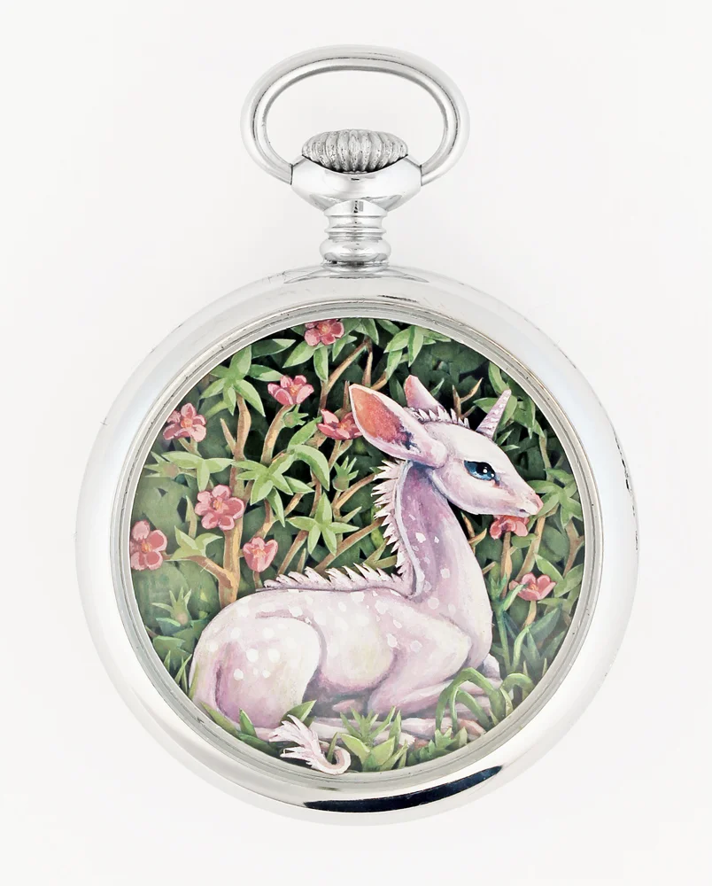 Young Unicorn Pocket Watch