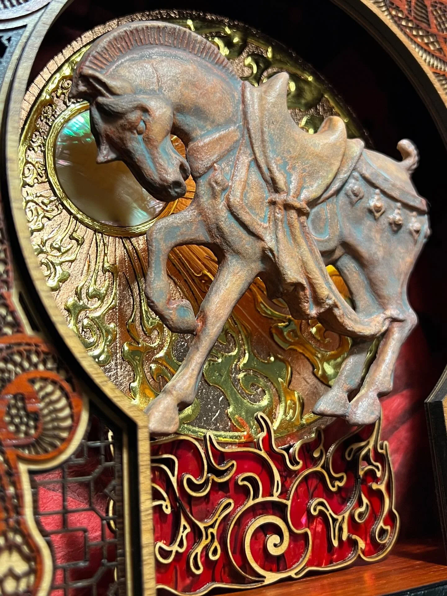 This year I planned on making my annual Lunar New Year piece a simple one. This is me trying to be simple! Anyway, this piece is heading to @valkariegallery and will be available soon! 

#yearofthehorse #lunarnewyear #valkariegallery #paperfauna #nic