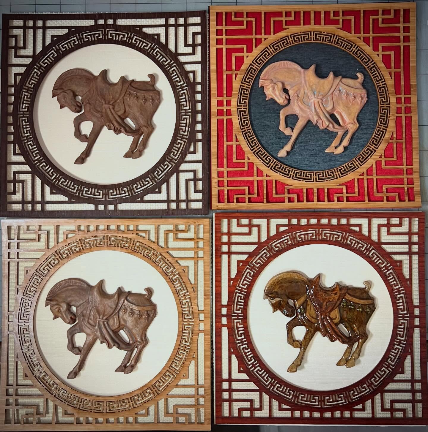 Happy Lunar New Year! I&rsquo;m working on all the extra paper cast horses, and one will be coming to @everydayorig this week! 

#lunarnewyear #yearofthehorse #horseart #paperfauna #nicolegrosjean