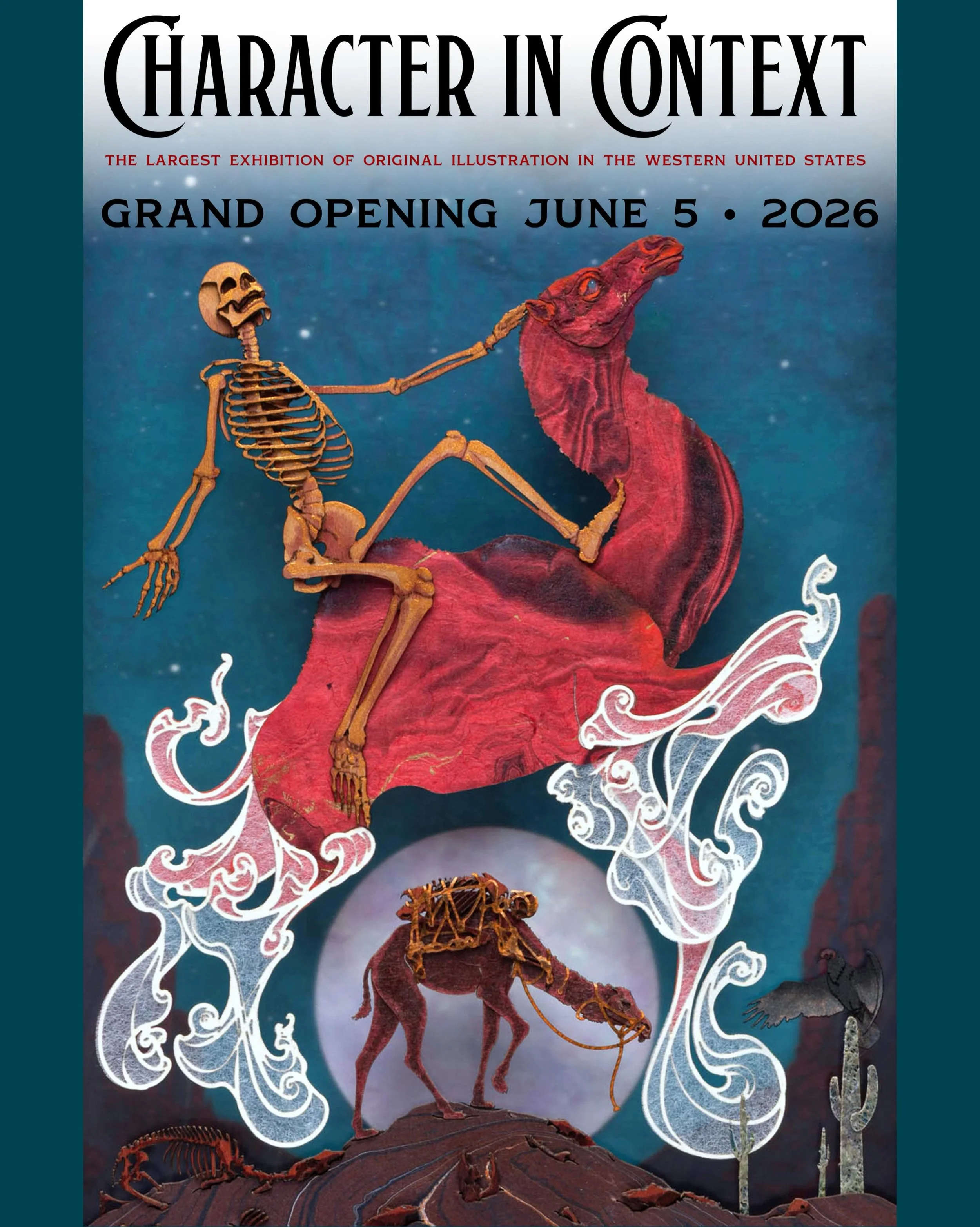 I hope to see you this weekend for the opening of Character in Context at the @armitchellmuseum in Trinidad, CO! If you can&rsquo;t make it in person, the full show is online, and both of my pieces are available! 

More information in my Stories.

#c