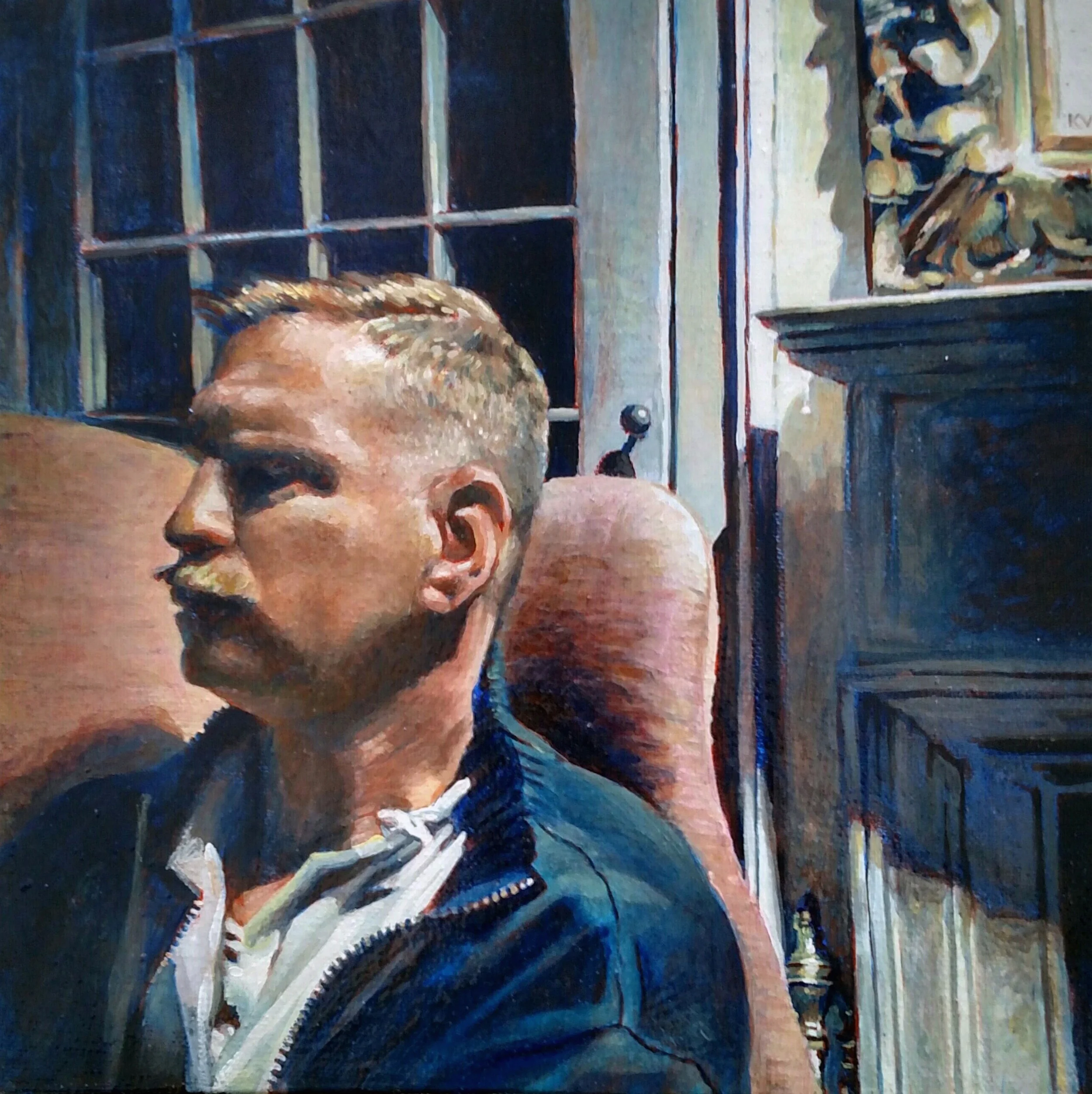 Portrait of the artist in Provincetown