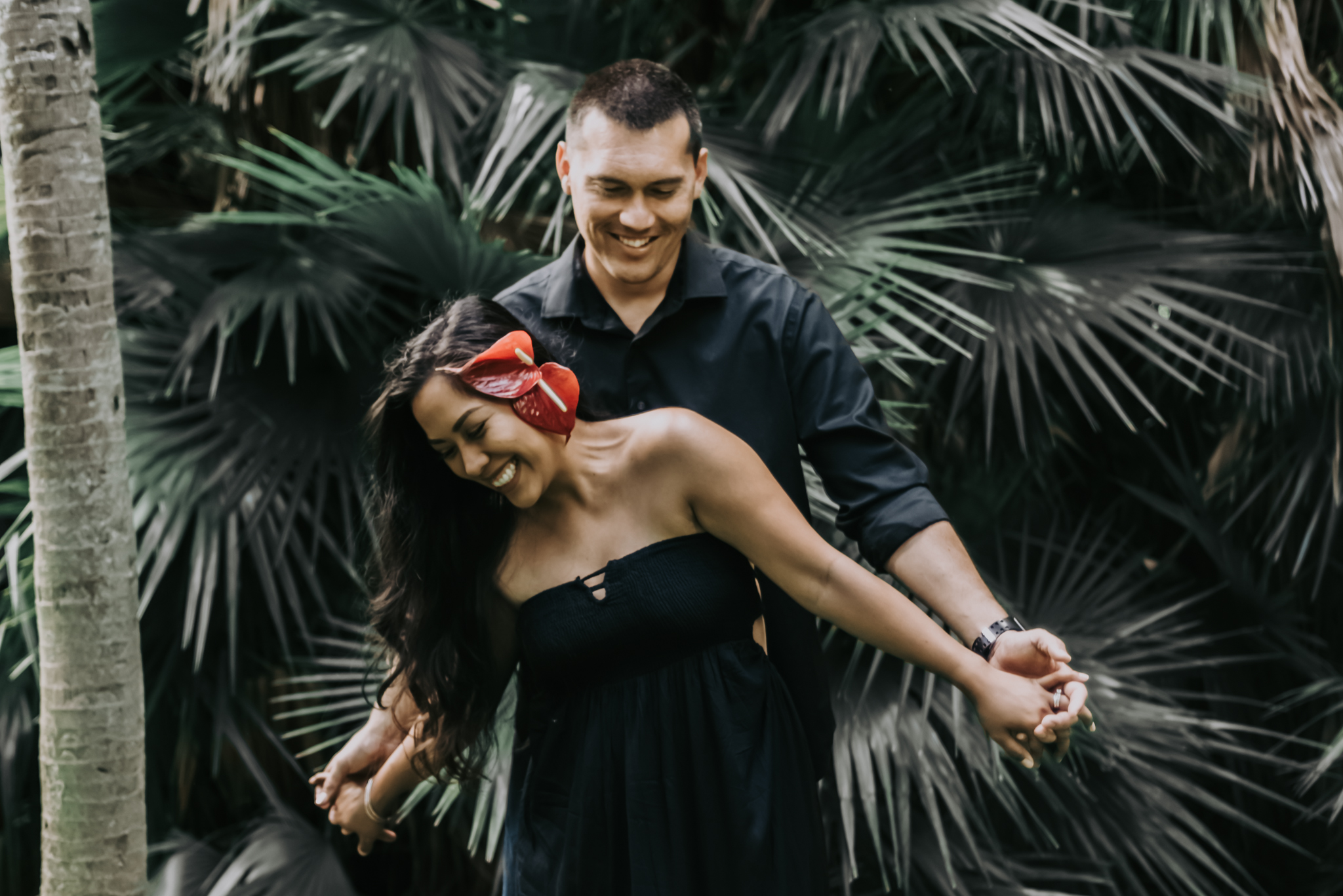 michele + josh | botanical gardens | oahu lifestyle photographer