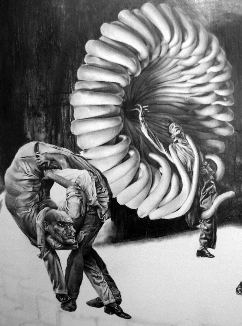 Robert McNally, Pencil on Paper. Drawing. Promnight Bolero.
