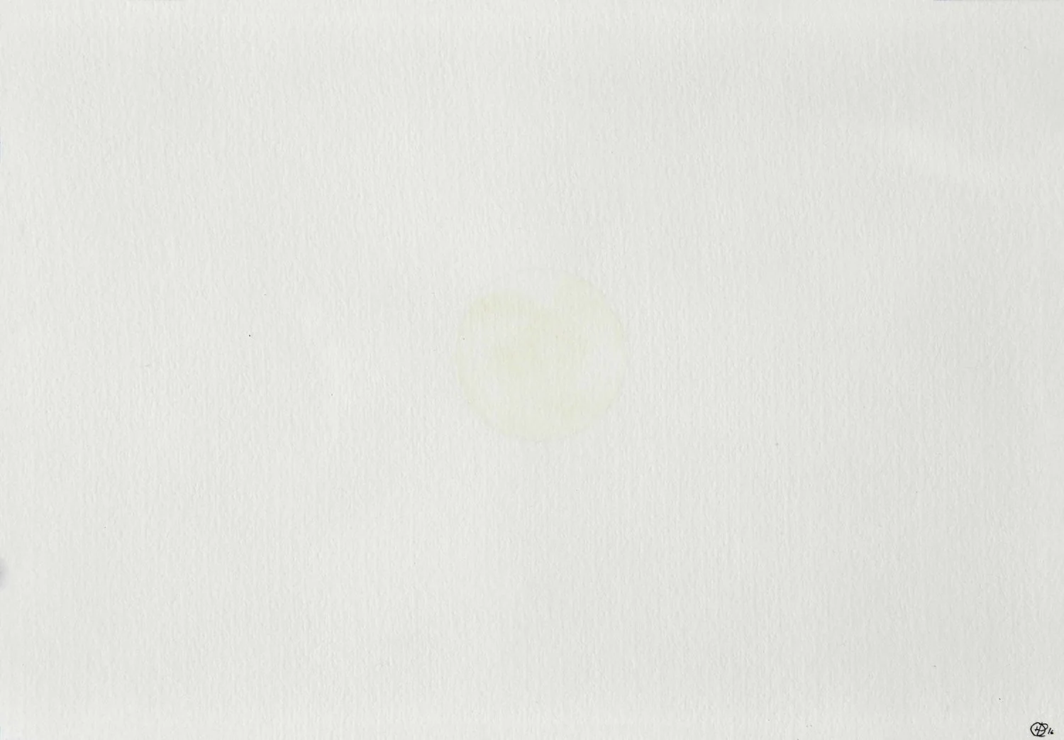 Helene Lundbye Petersen, Endless New Beginning Circle, 2016, Work on Paper, Watercolour on Paper, 29,7 x 21 cm (unframed) / 30,7 x 21,9 (framed) Private Collection