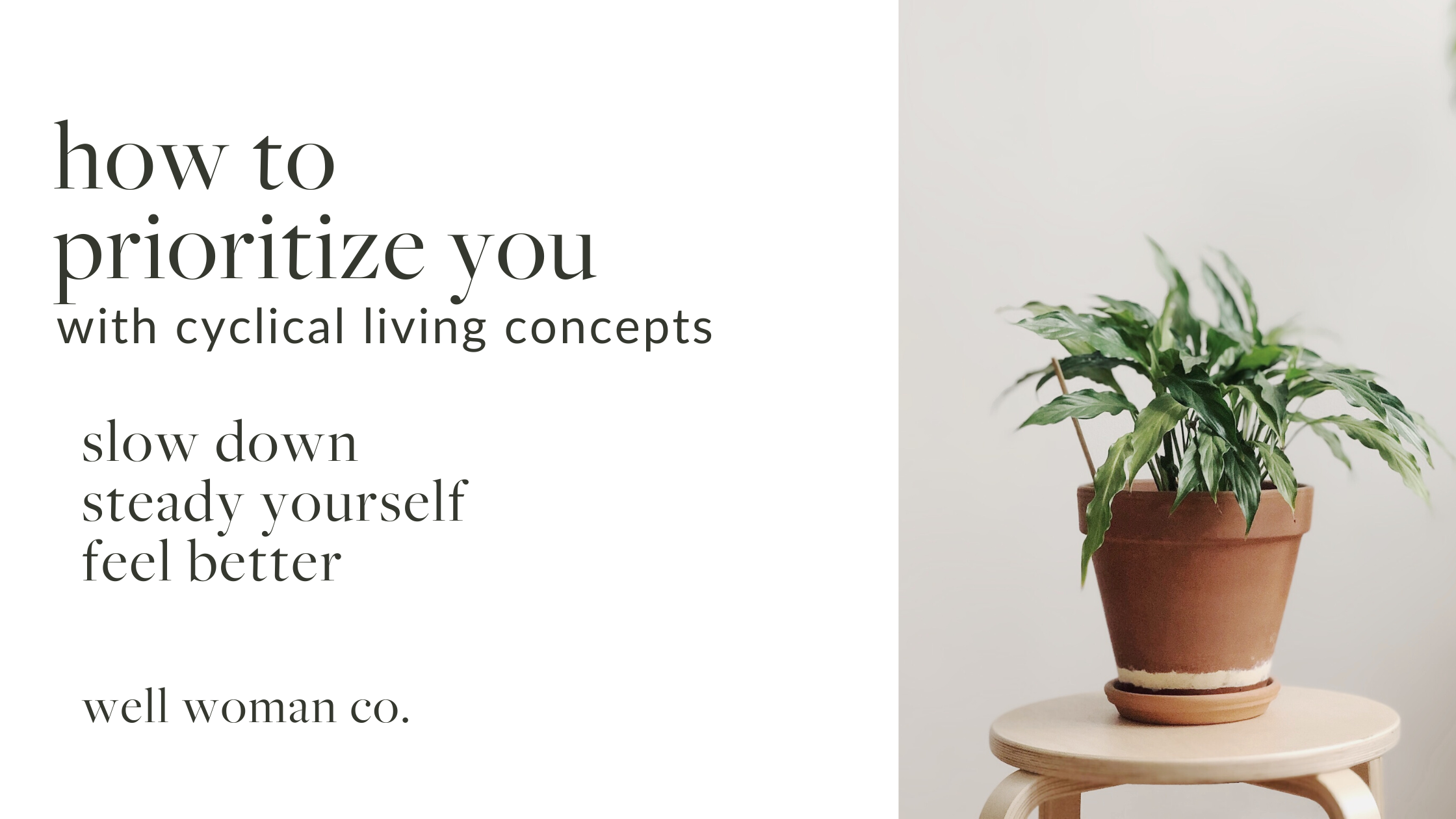 How to Prioritize You Workshop