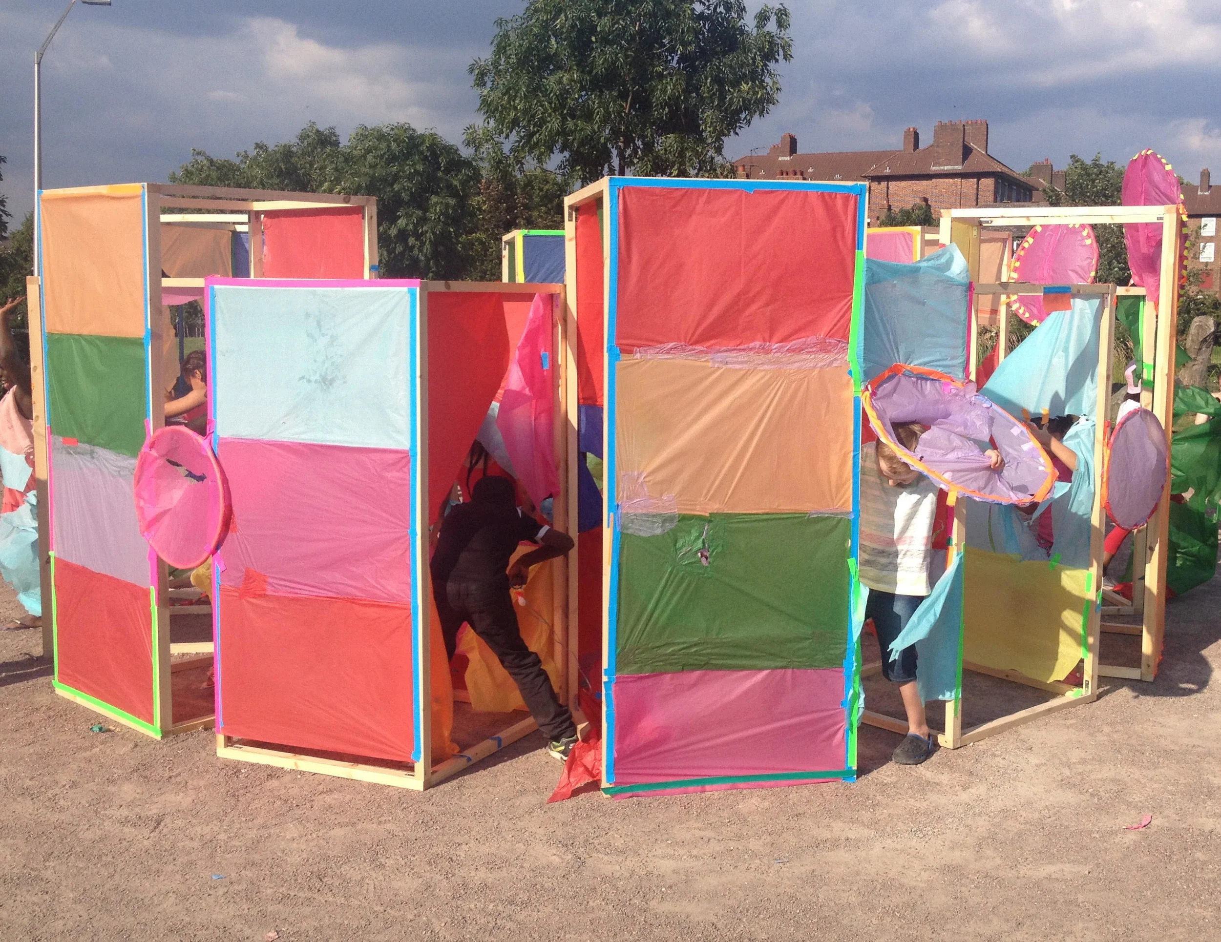 Plaza Latina with artist Laura X Carle