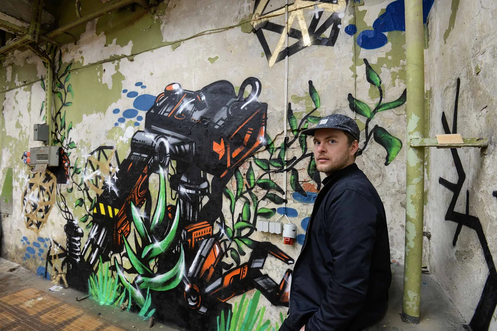Painting for Aparaaditehas ("The Widget Factory"), Tartu Artist in Residence (2017).