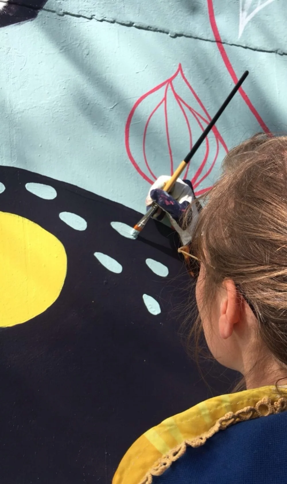   Details &amp; work in process  teoksesta Mustarastaat 