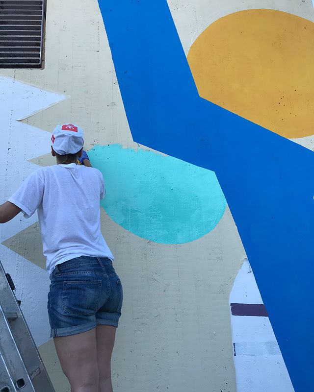 Day 3 - the project in process and all fine  #grexart #mural #ruralurbanart #urbanart #laitila