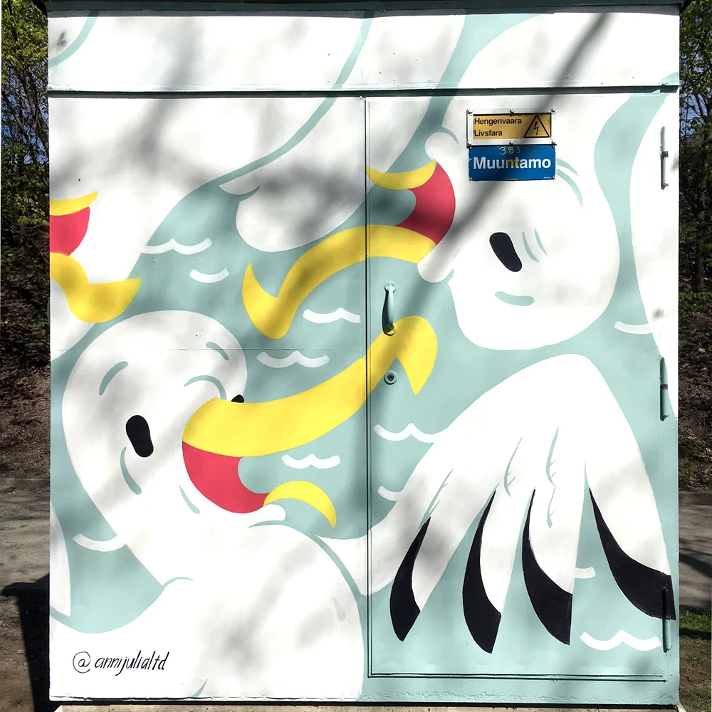 Electricity cabinet | 2018 | Linnunlauluntie, Helsinki
