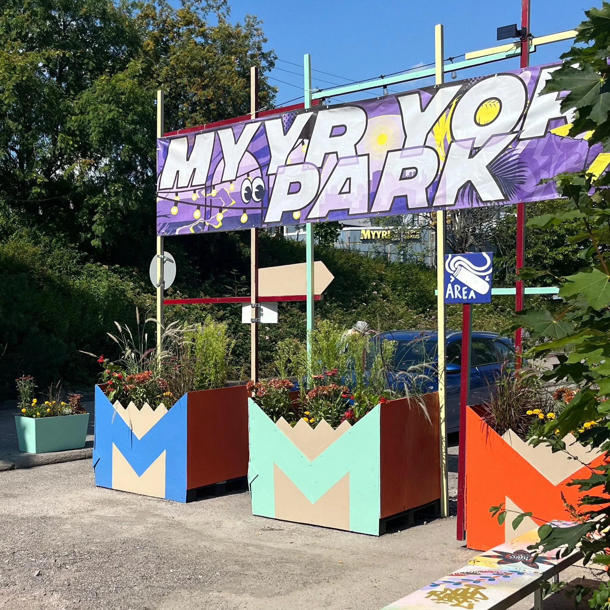   Myyr York Park, Vantaa 2025  Placemaking, a summer festival area 