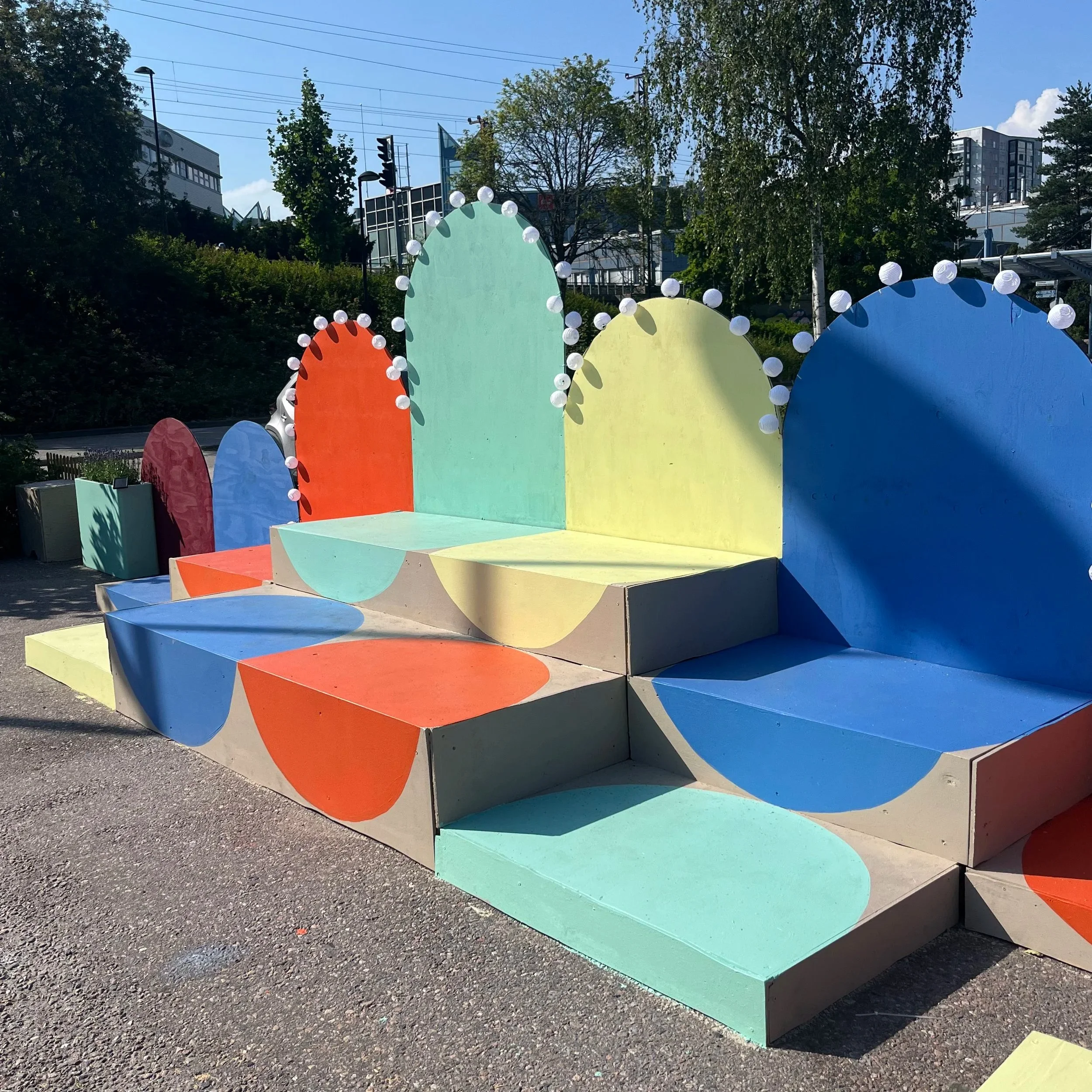   Myyr York Park, Vantaa 2025  Placemaking, a summer festival area 