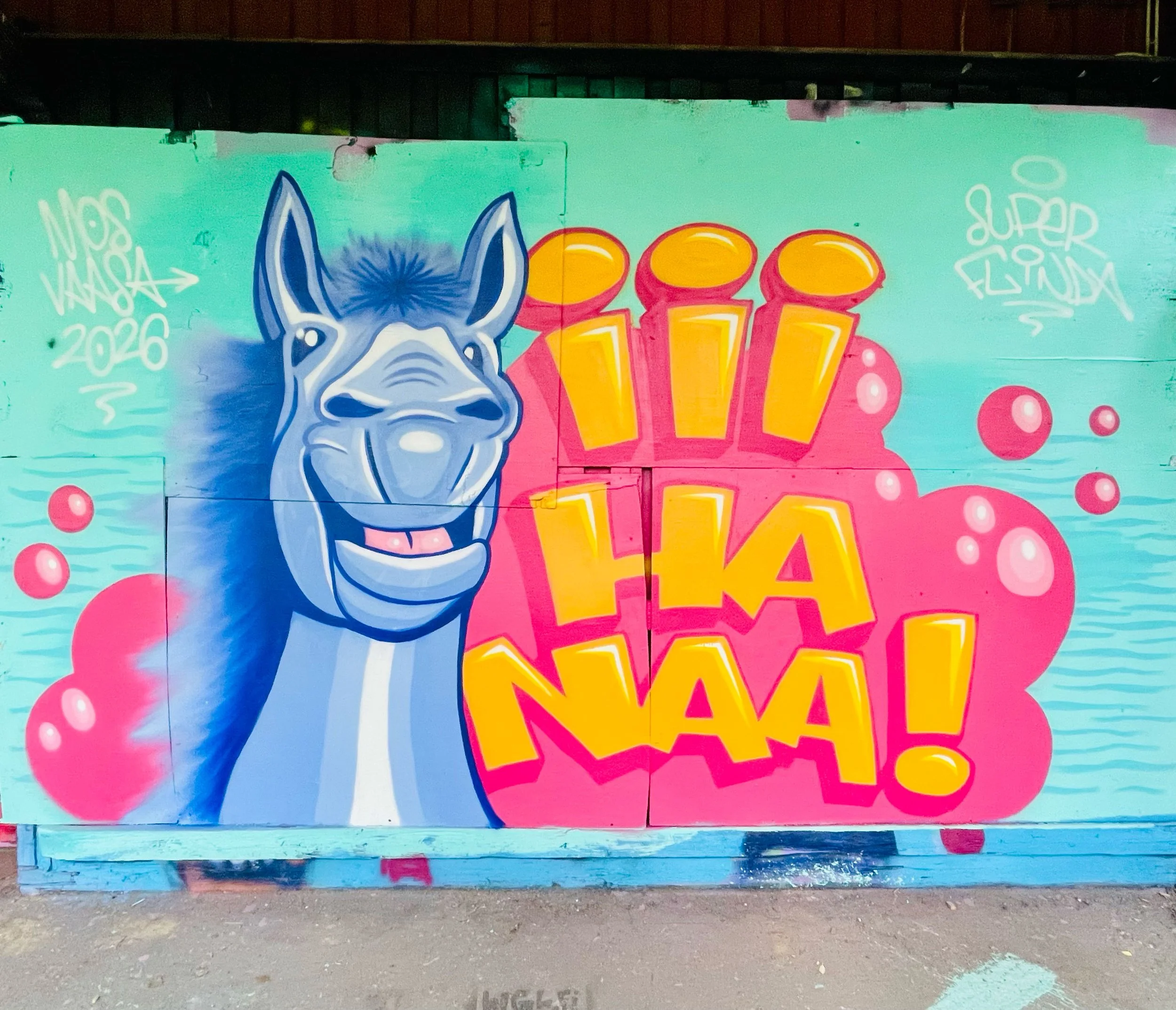   Ihanaa!  5 × 3 m, Vaasa, Finland, 2026. 