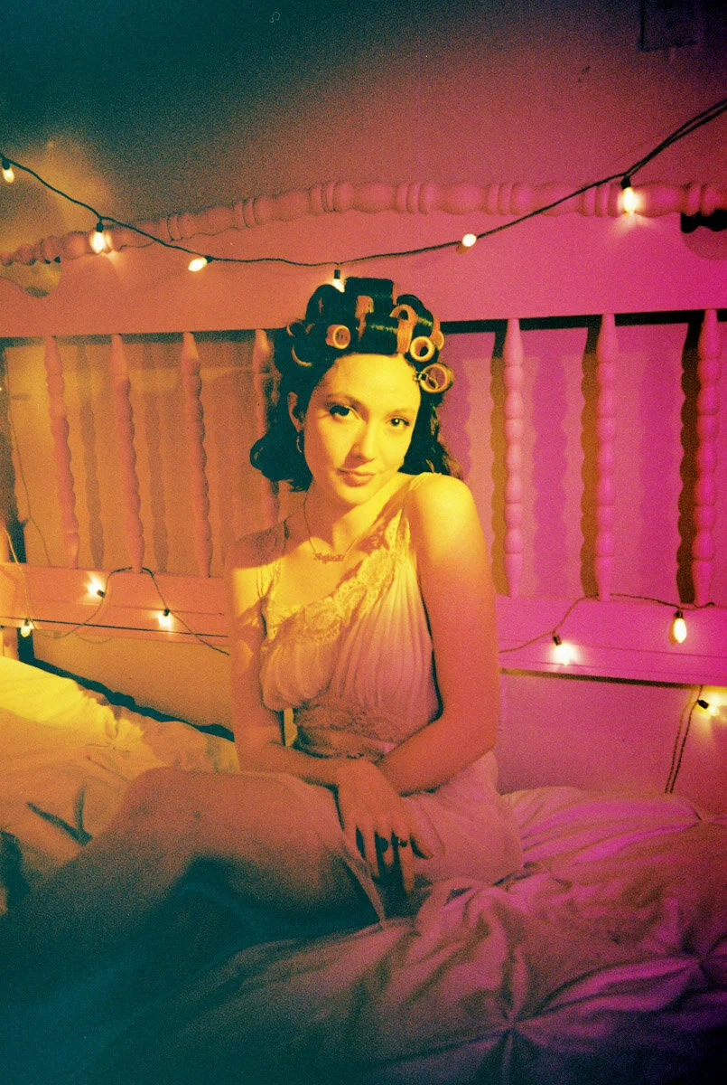 raffaella on my bed.jpg