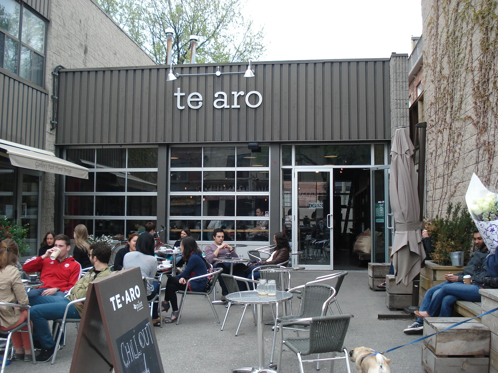 Picture of accessible patio and entrance.