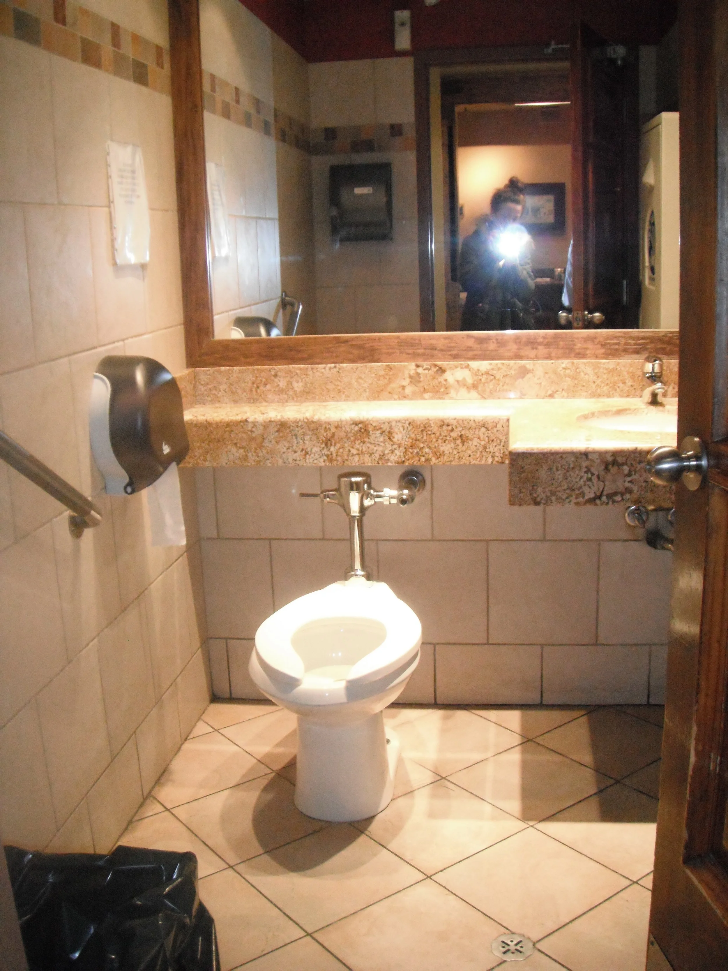 Picture of accessible bathroom.
