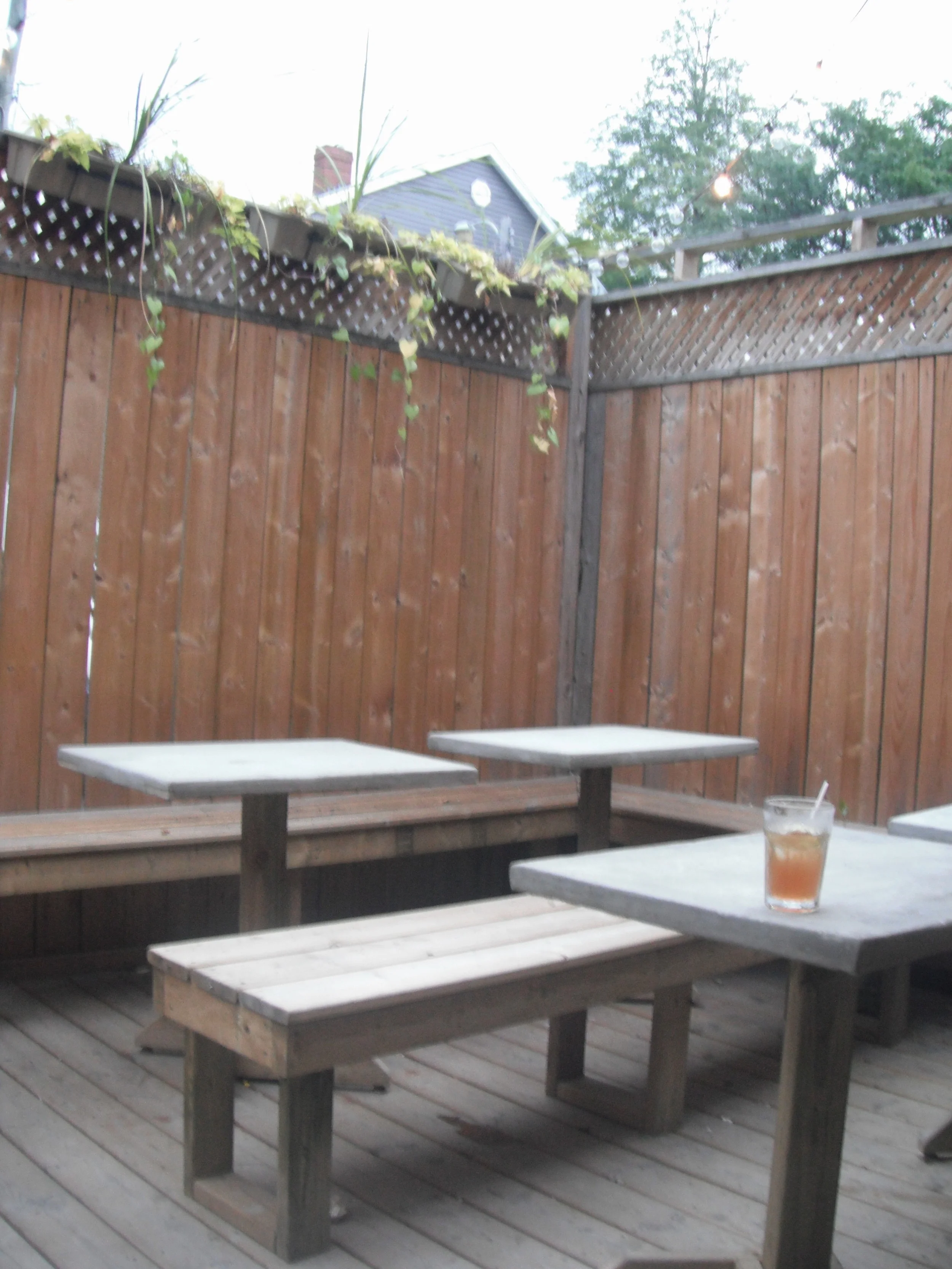Picture of accessible patio.