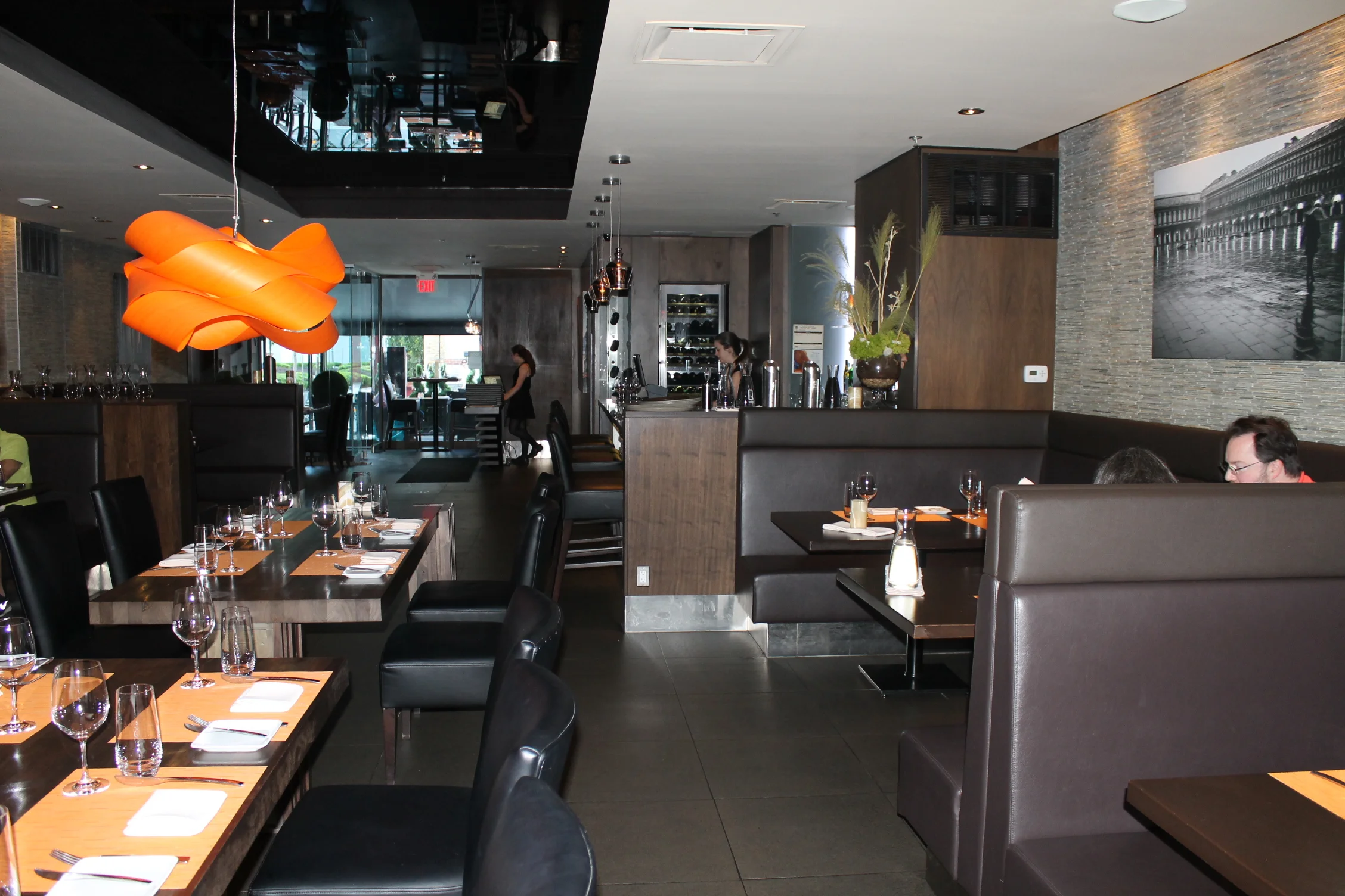 Picture of accessible dining area of restaurant.