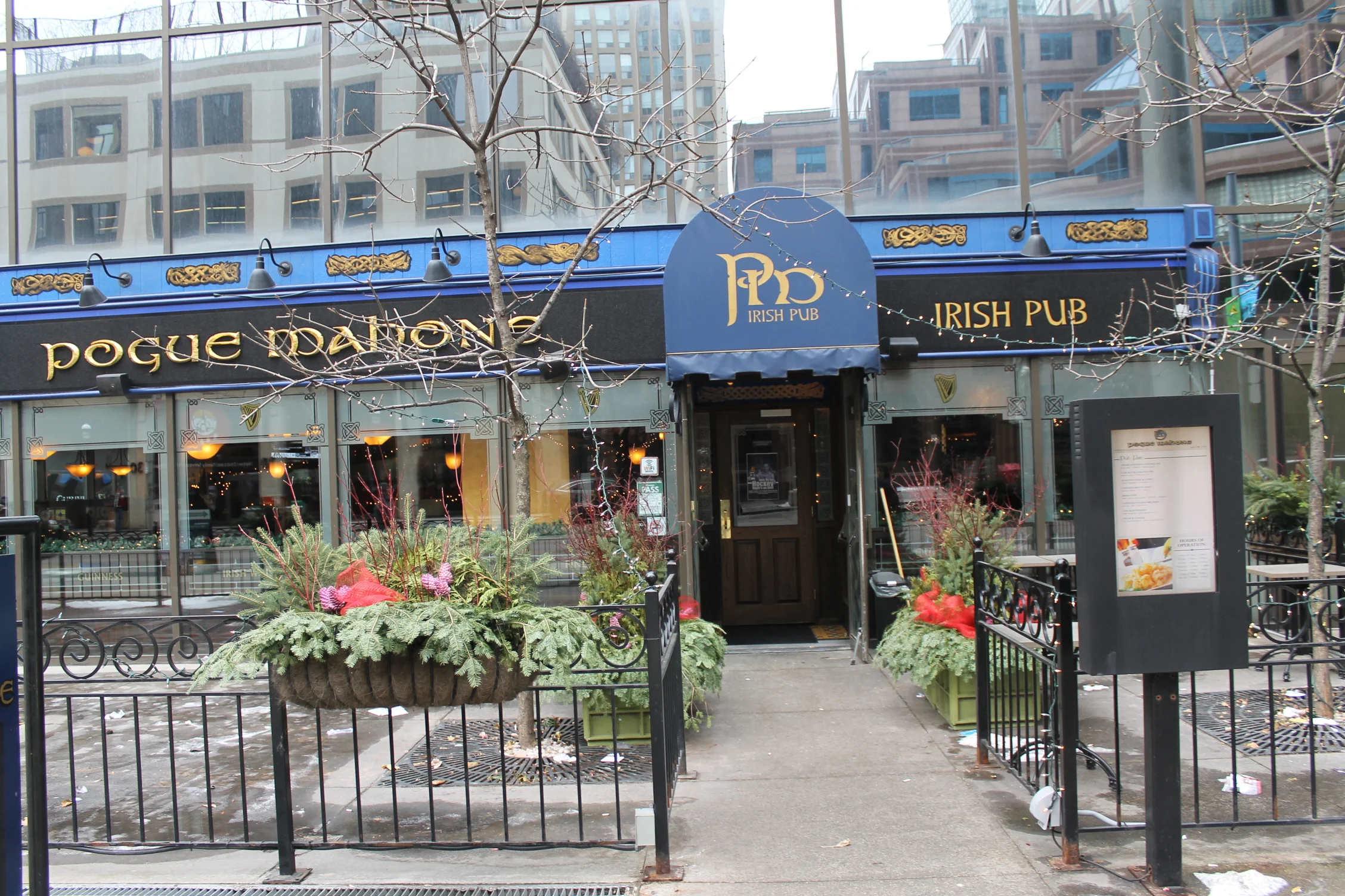 Picture of accessible entrance from sidewalk