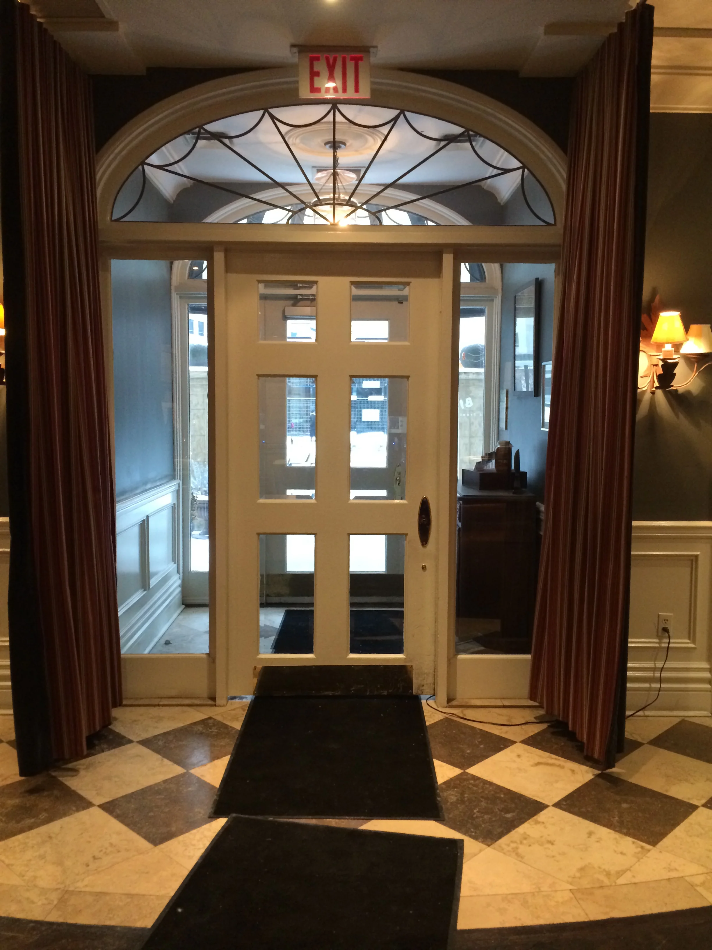Picture of accessible entrance.