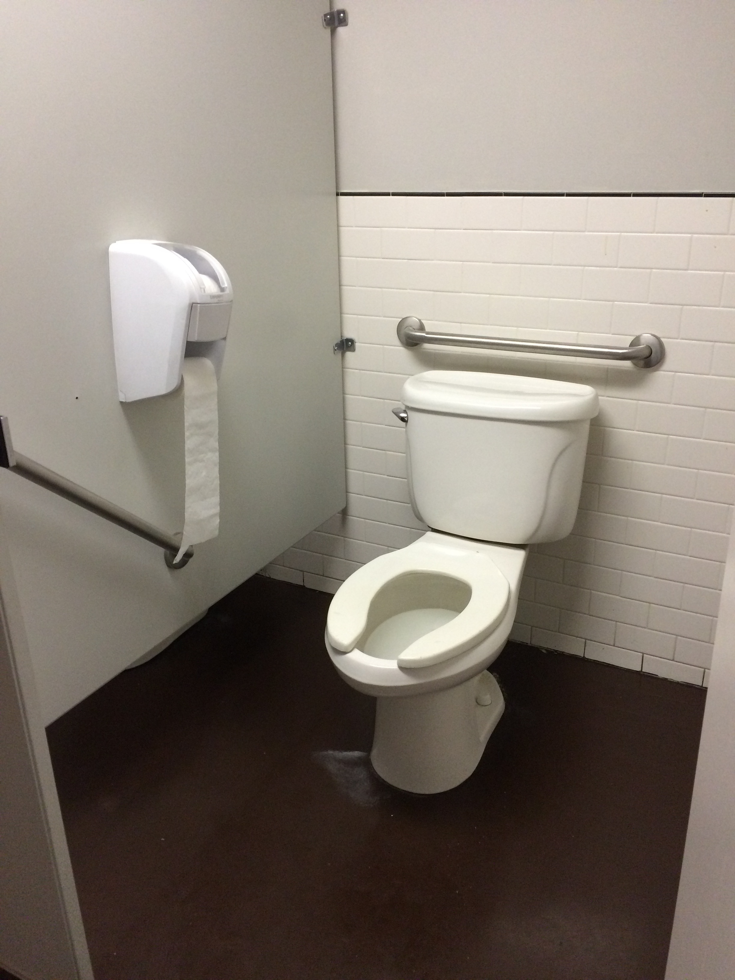 Picture of wheelchair accessible washroom stall