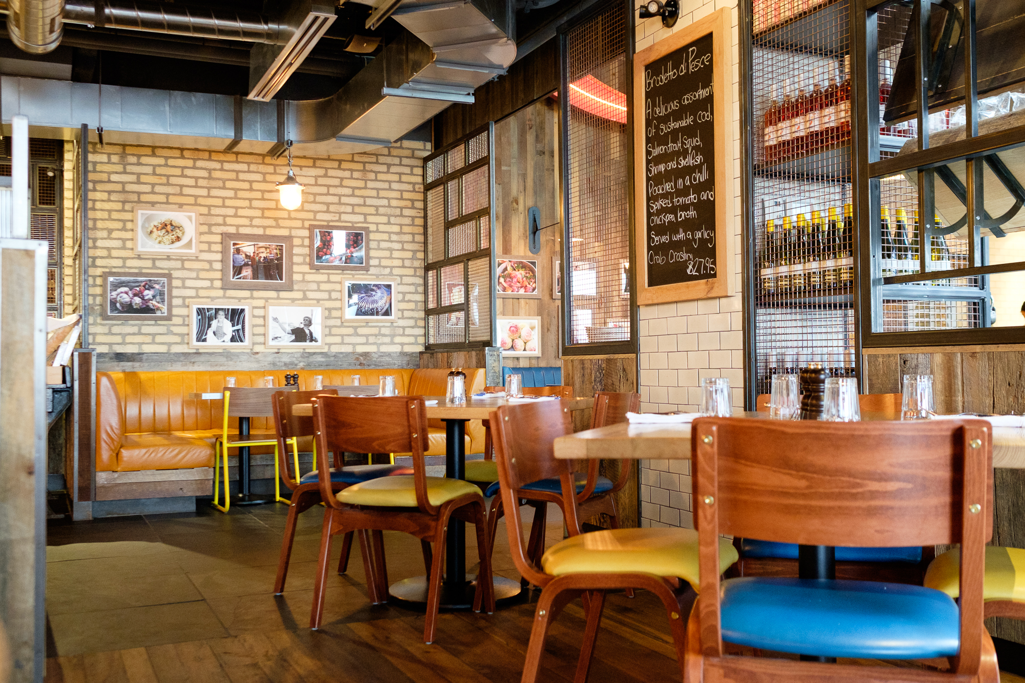 Picture of accessible interior of Jamie's Kitchen