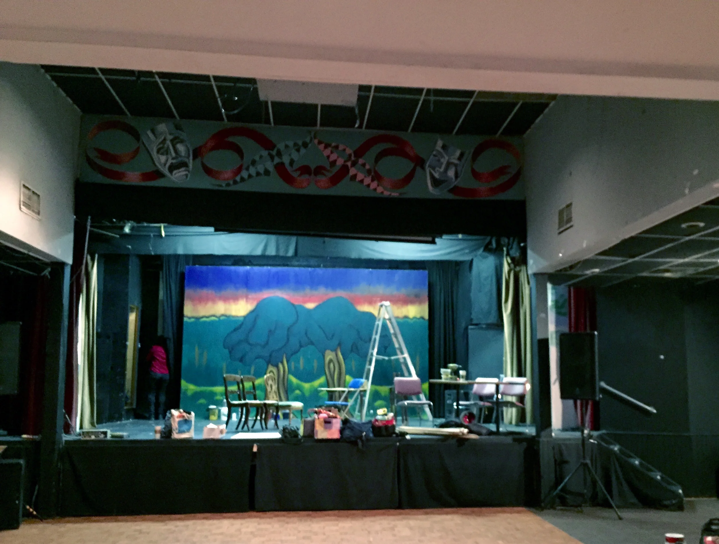 Picture of the main concert hall at the Tranzac