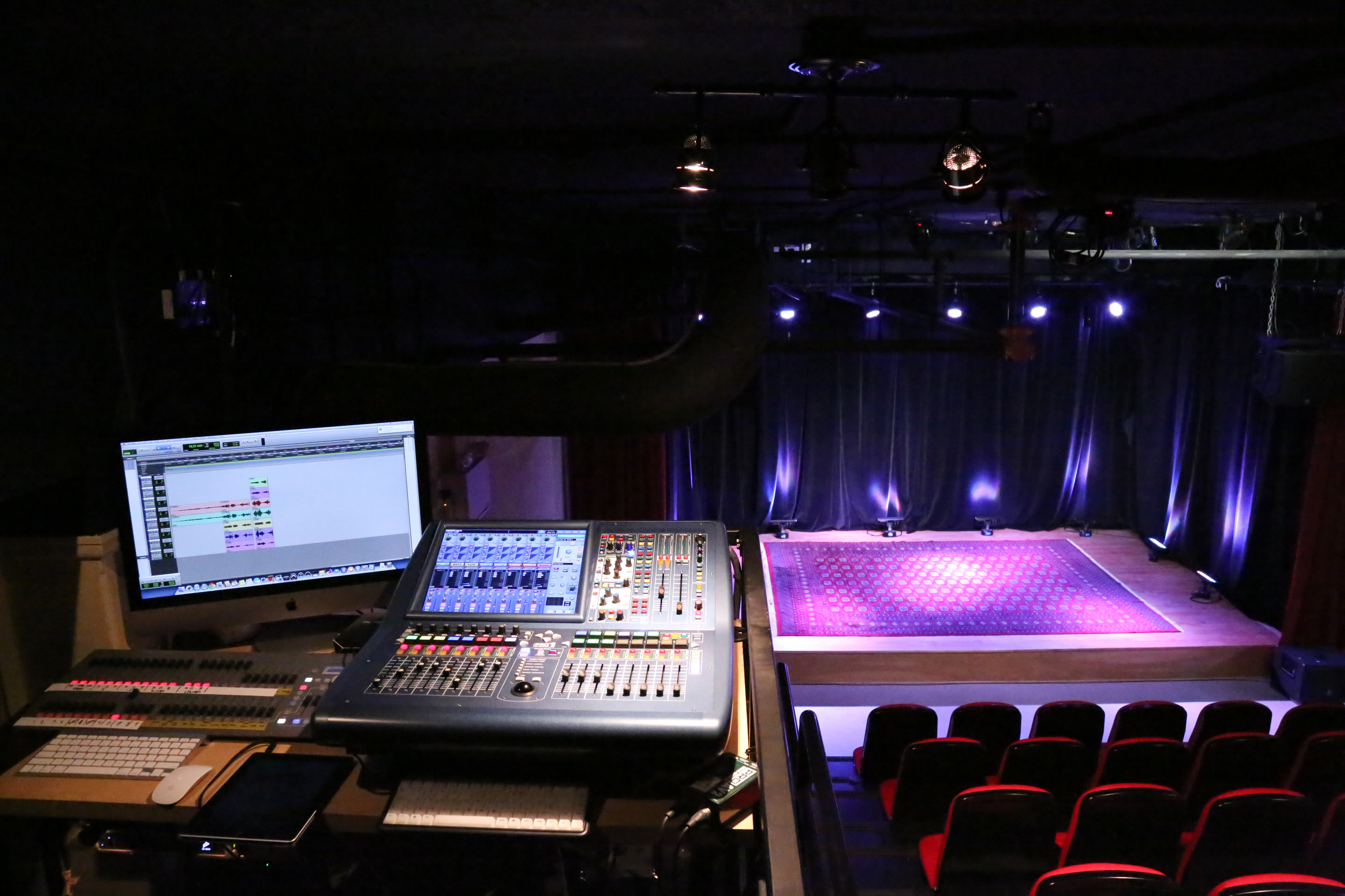 Picture of stage and seating