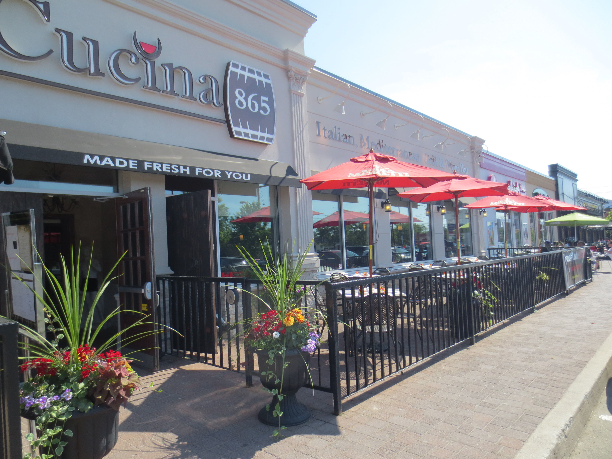 Picture of accessible entrance and patio